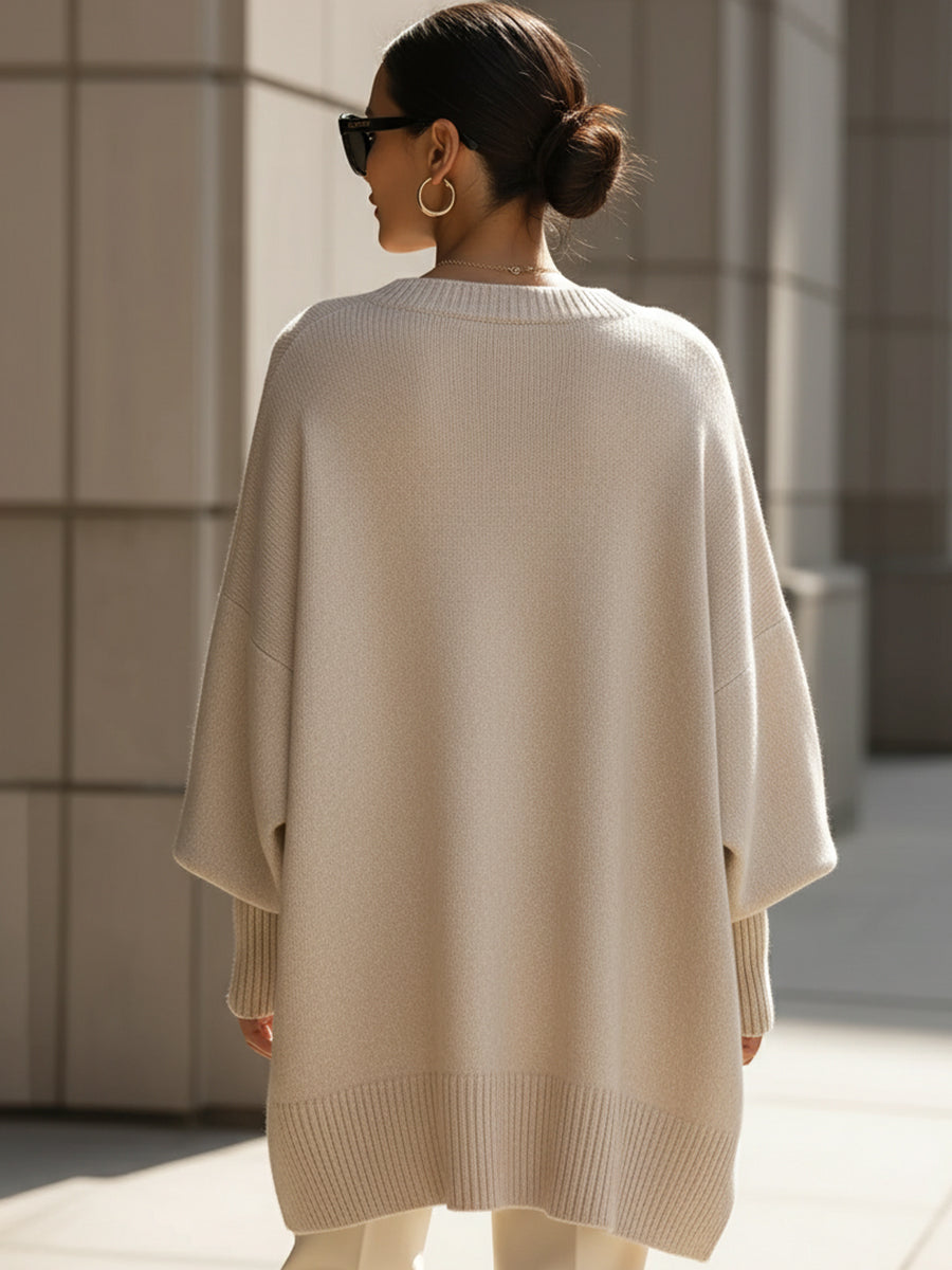 Annete | Oversized poncho trui