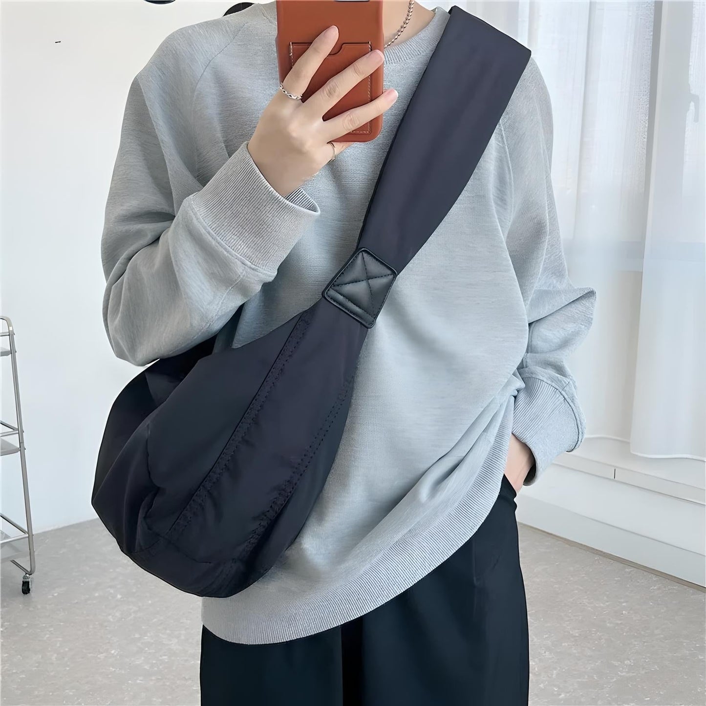 Olive | Puffer schoudertas