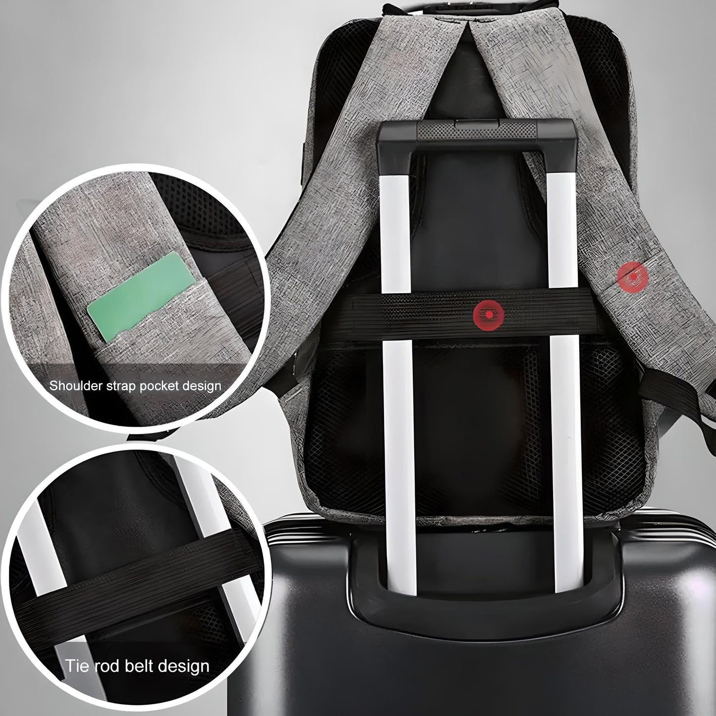 Stedelijke Explorer | Slanke Anti-Diefstal Rugzak