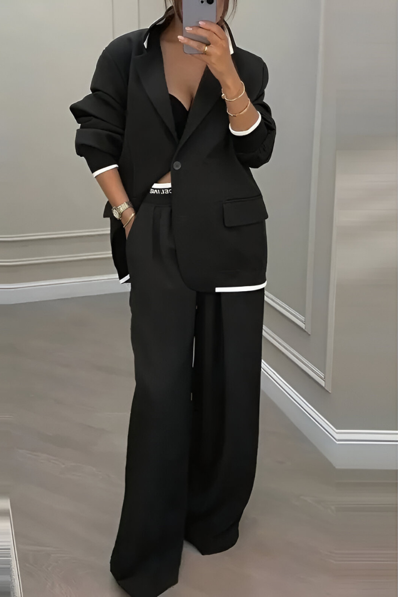 Amira™ | Stijlvolle relaxte blazer set