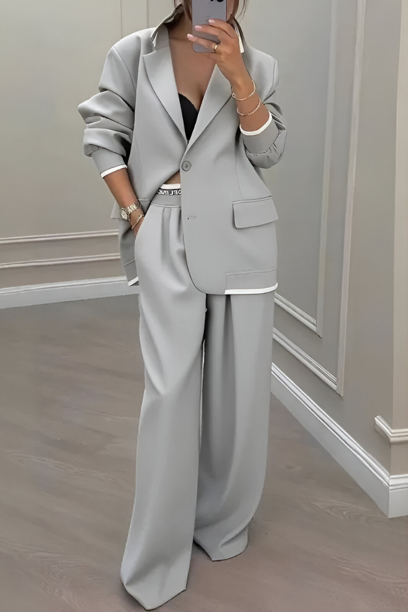 Amira™ | Stijlvolle relaxte blazer set