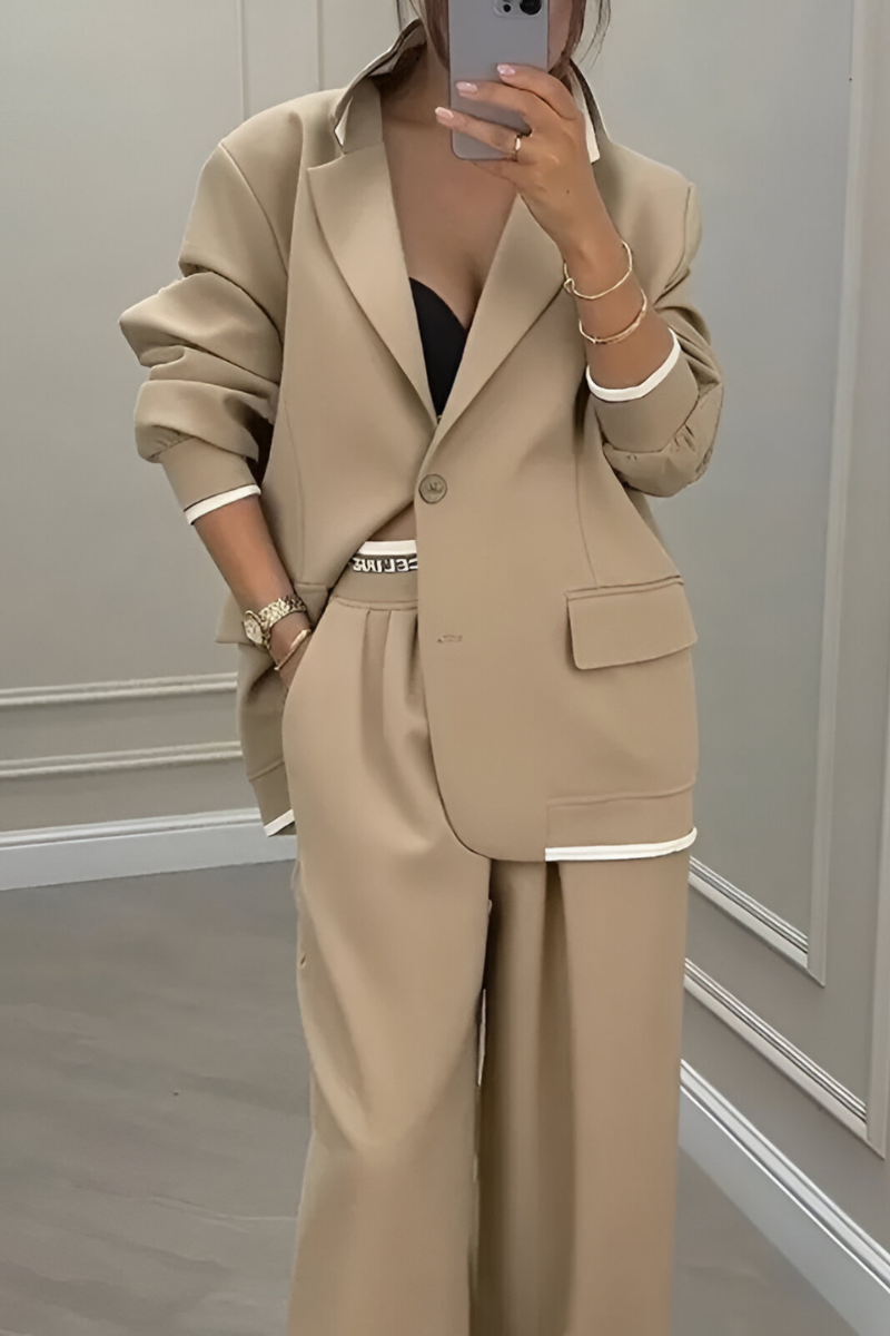 Amira™ | Stijlvolle relaxte blazer set