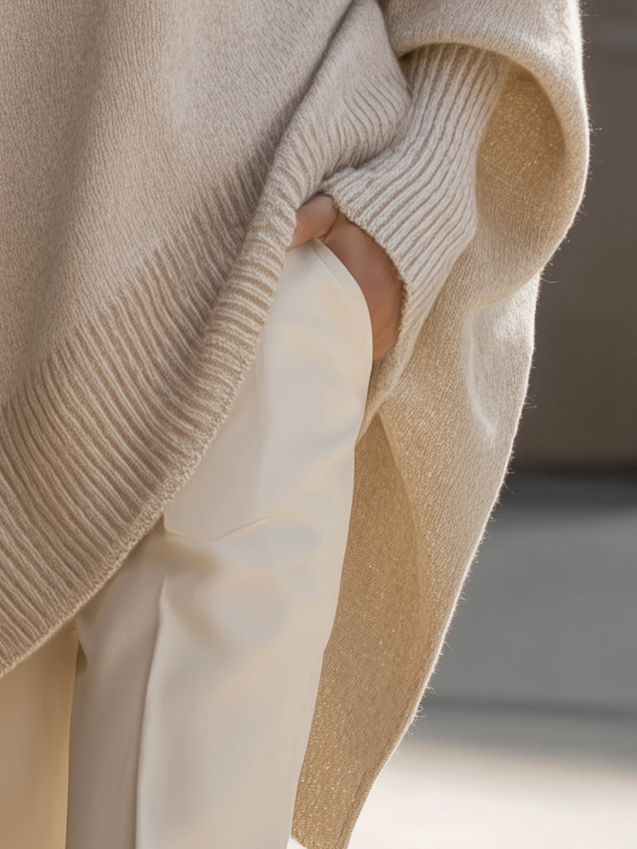 Annete | Oversized poncho trui