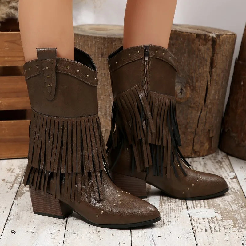 Nuvea™ Vintage Tassel Boots