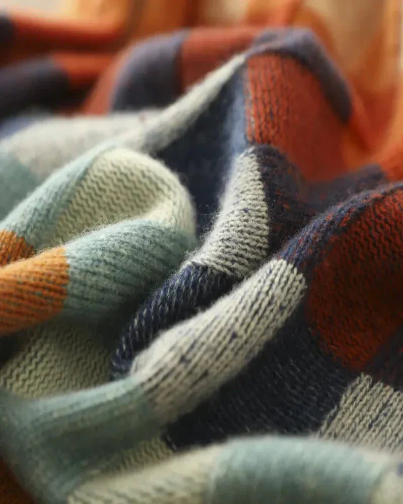 Madi | Luxe patchwork coltrui