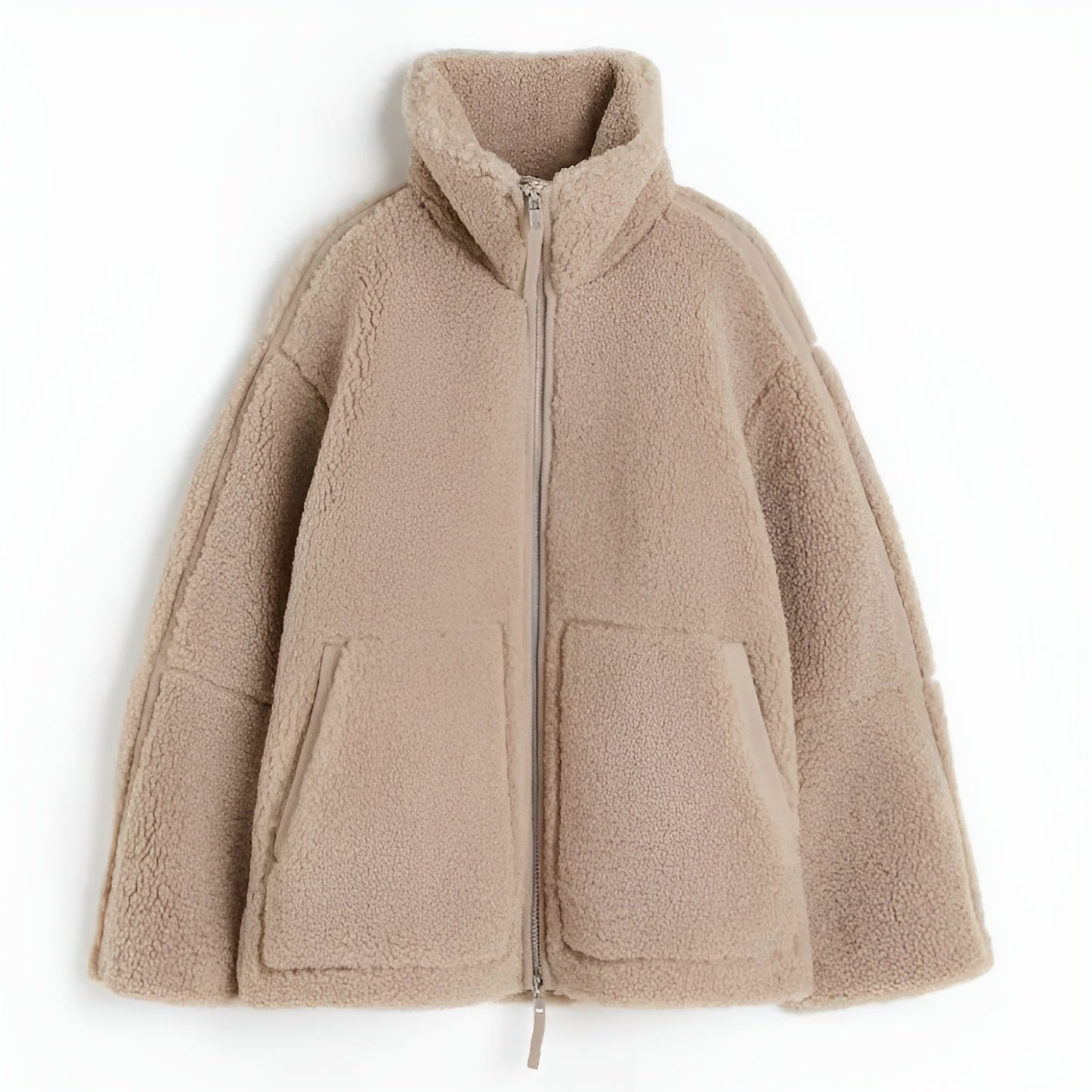 Kaja | Warm en Comfortabel Teddy Fleece Jack