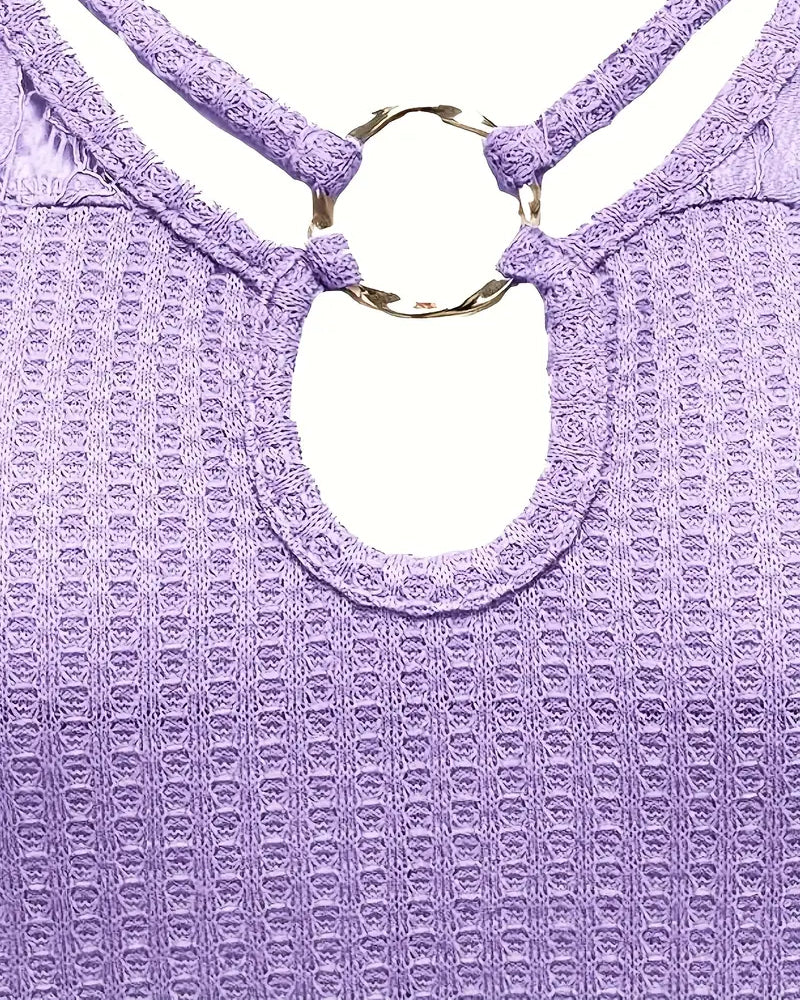 T-Shirt Kant Paneel Gebreid