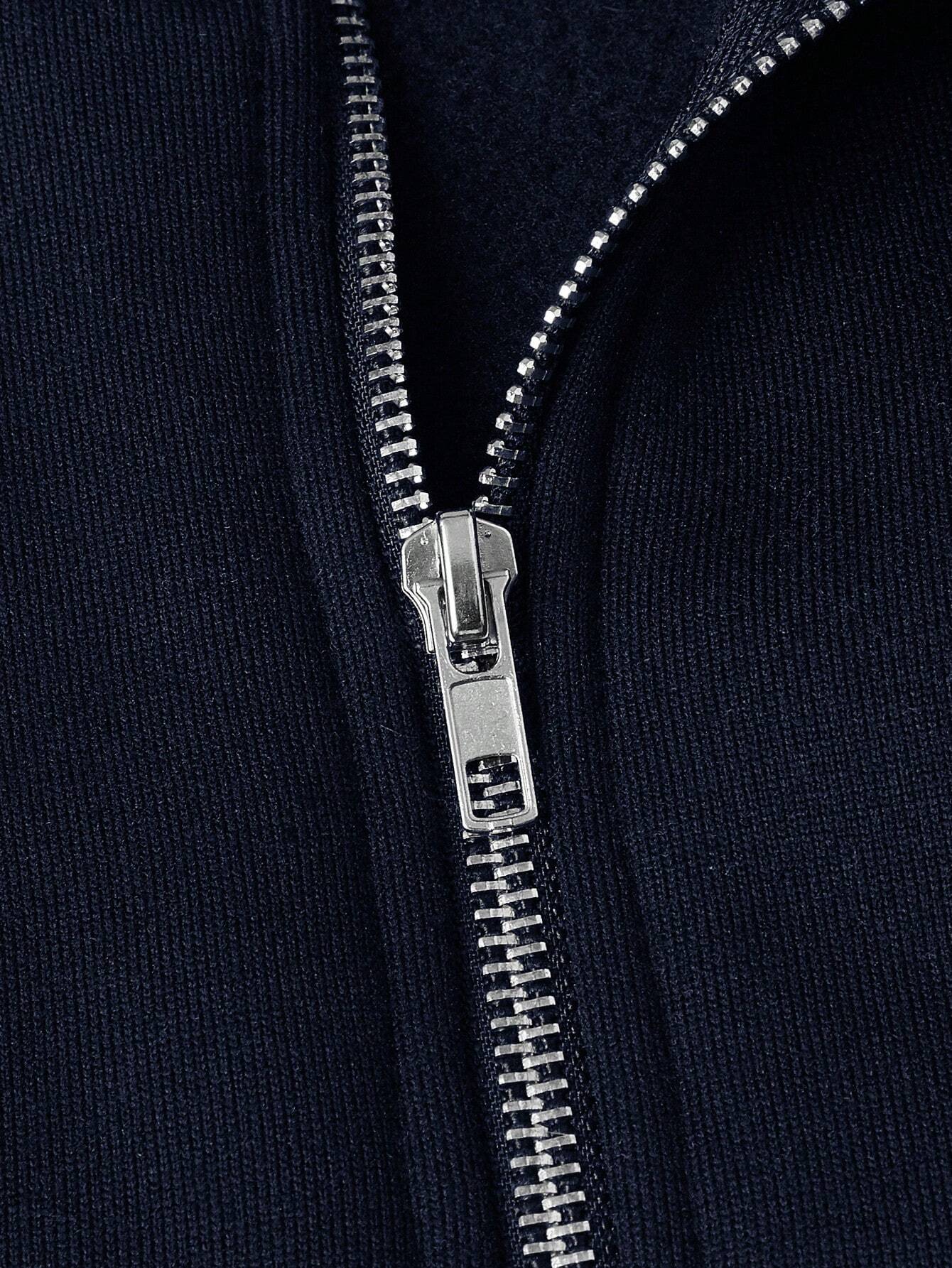 Antonio | Zip-up met halve rits