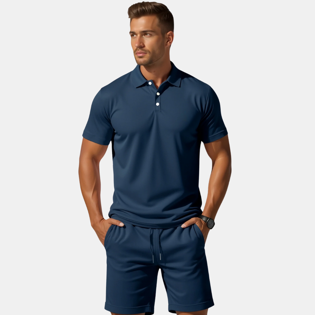 Kaden | Heren Polo- en Shortsset