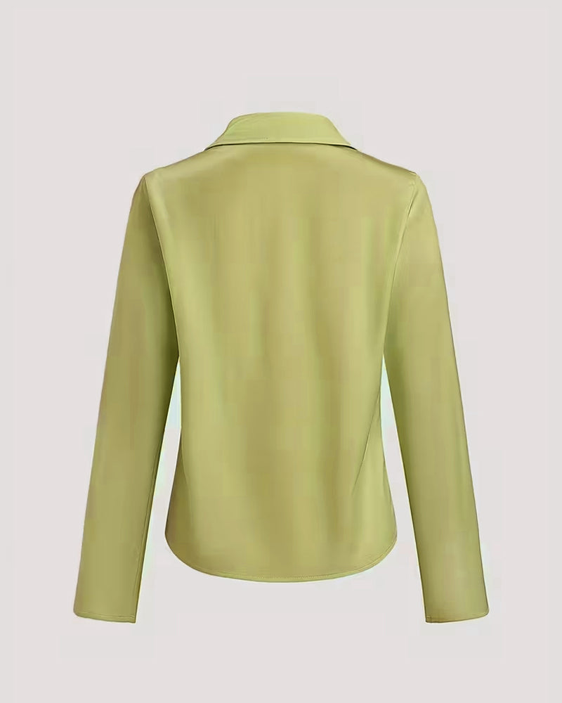 Bloes Revers Rechte Schouder Gedrukt