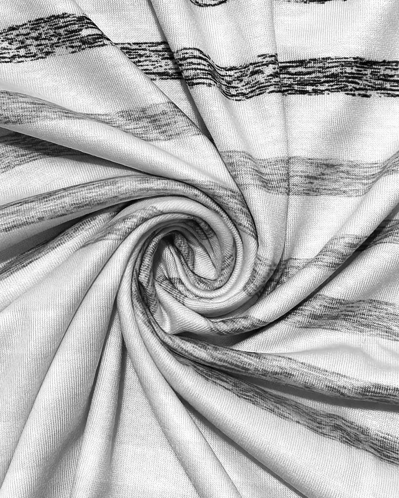 T-Shirt Ronde Hals Korte Mouwen Gestreept