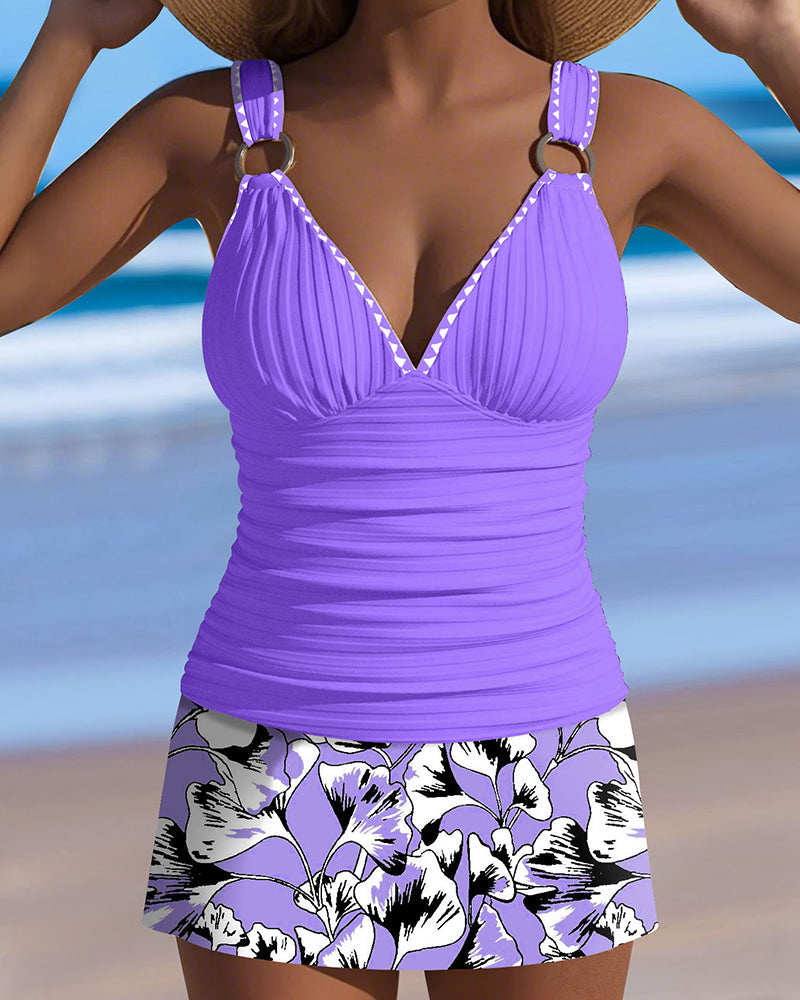 Badpak Strepenprint Rok