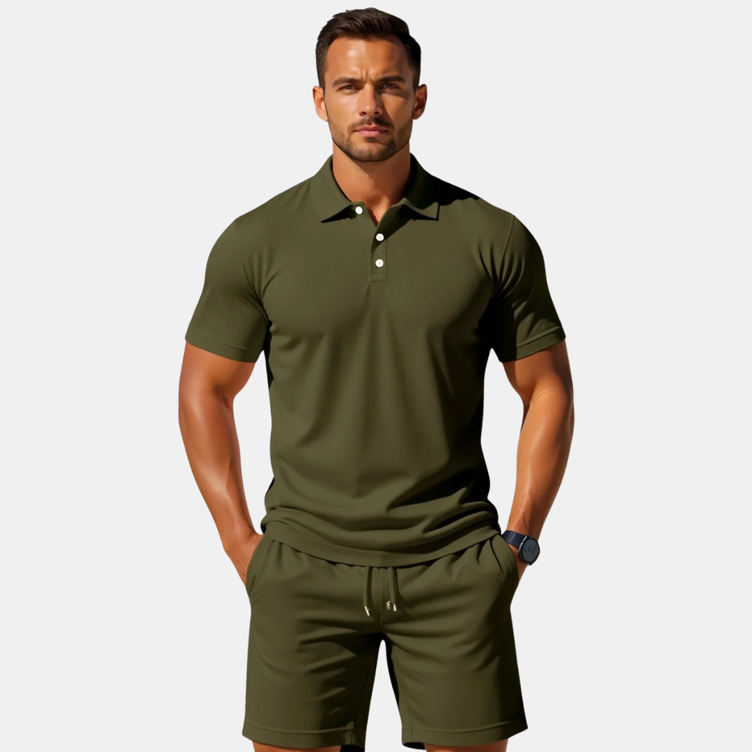 Kaden | Heren Polo- en Shortsset