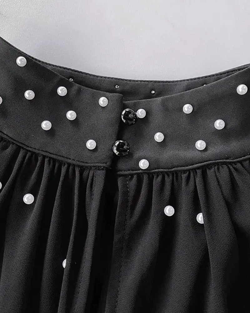 Top Met Elegante Stijl En Lantaarnmouw Ontwerp