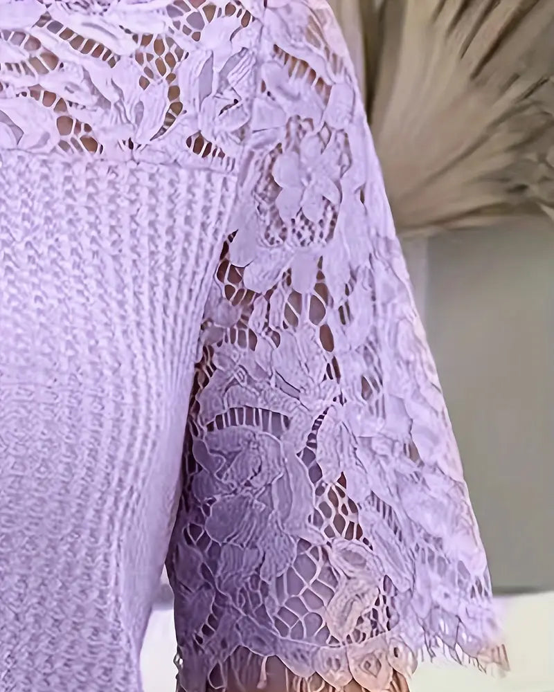 T-Shirt Kant Paneel Gebreid