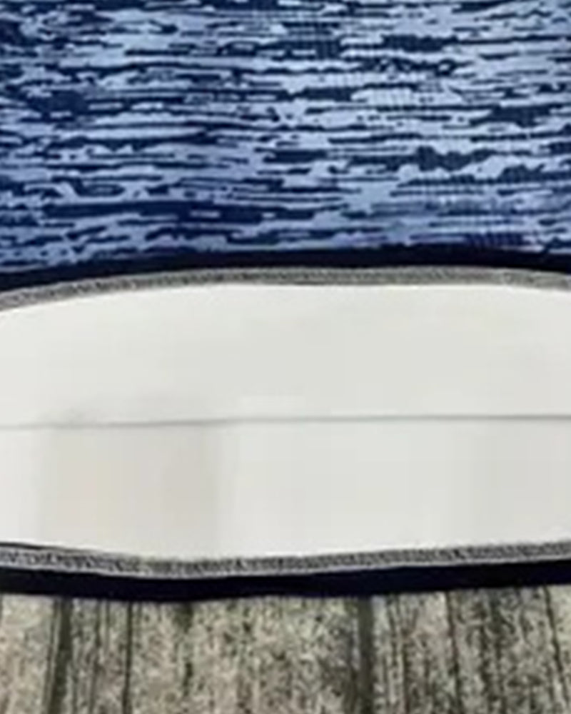 T-shirt Ronde Hals Kortemig Contrasterende Kleur