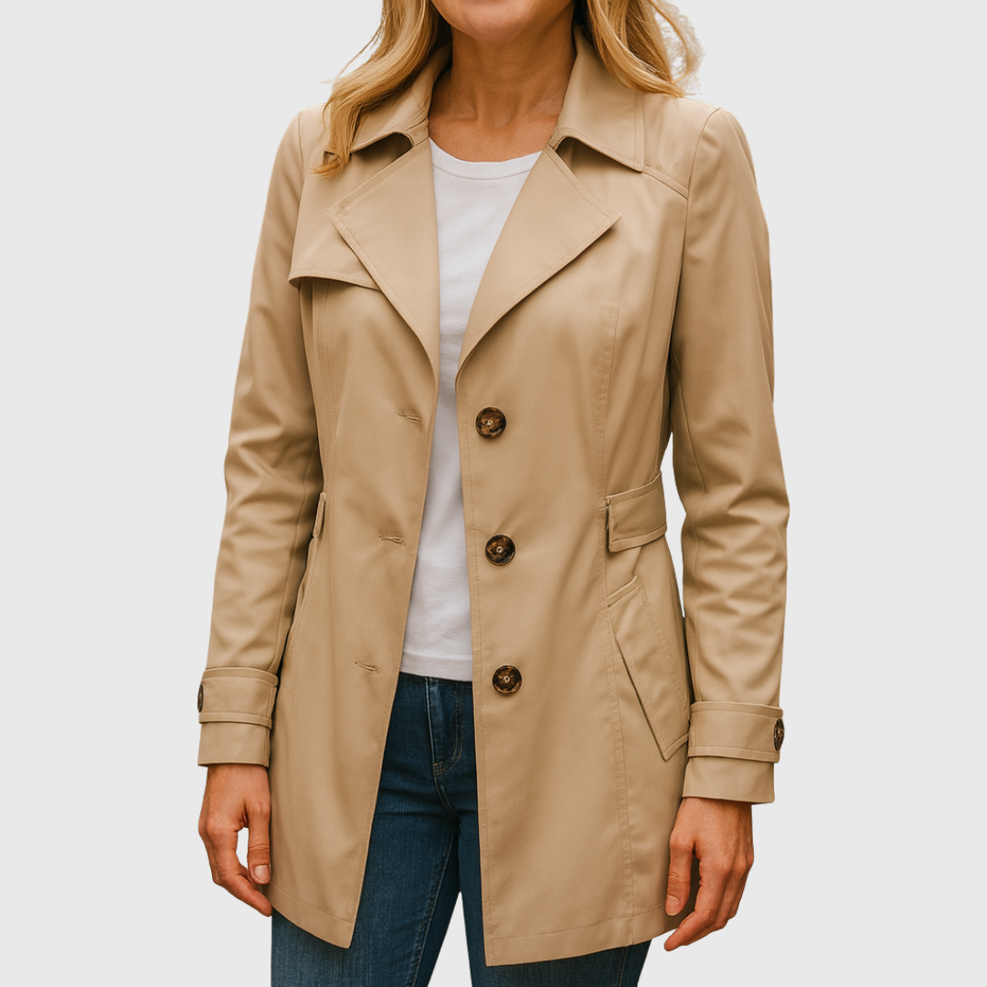 Jamie – Stijlvolle herfst trenchcoat