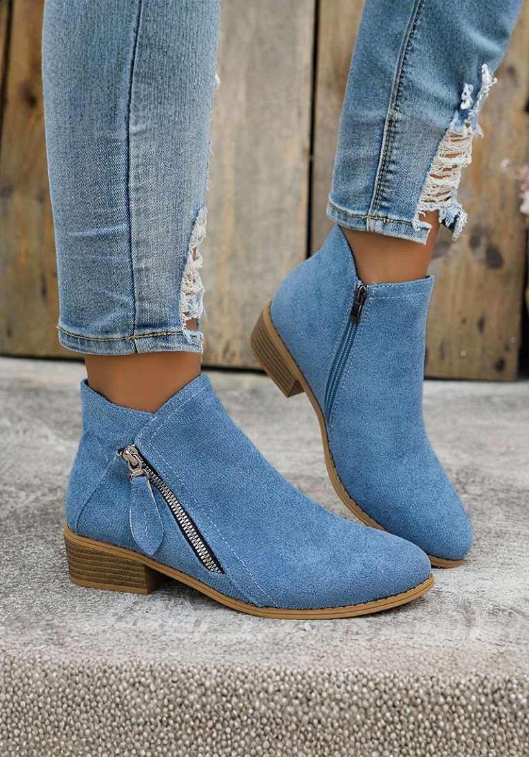 Lona™ | Stijlvolle suède enkellaarzen