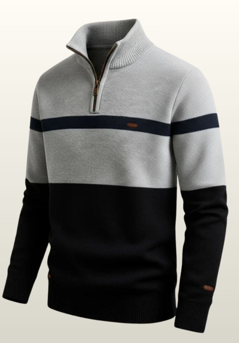 Elston Heritage Kwart-Rits Trui