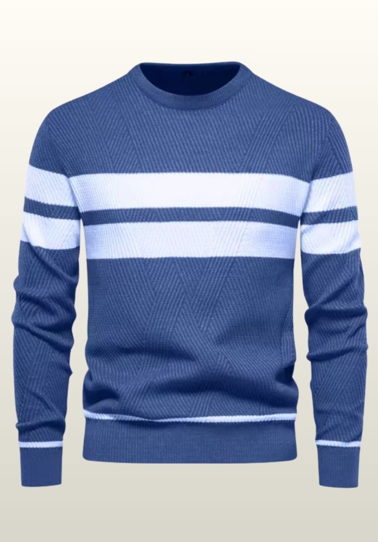 Jacob | Elegante trui voor mannen met een herringbone patroon