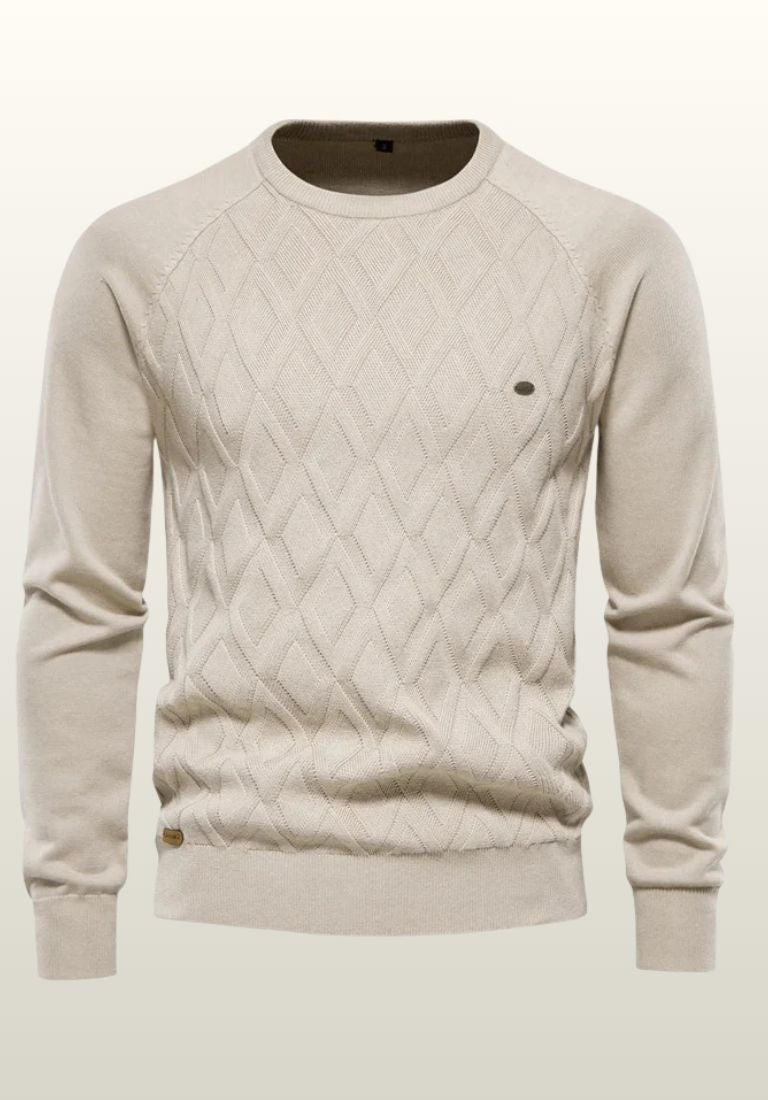 Raymond | Herenpul met ruitpatroon