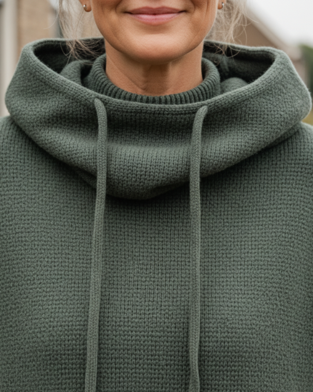 Nuvea| Luxe Merino Wool Hoodie Elegance