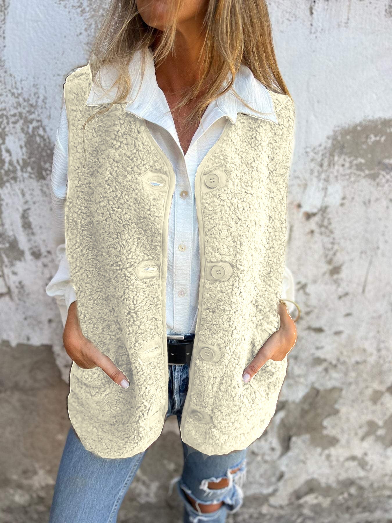 Mysa | Knusse Bodywarmer met Knopen