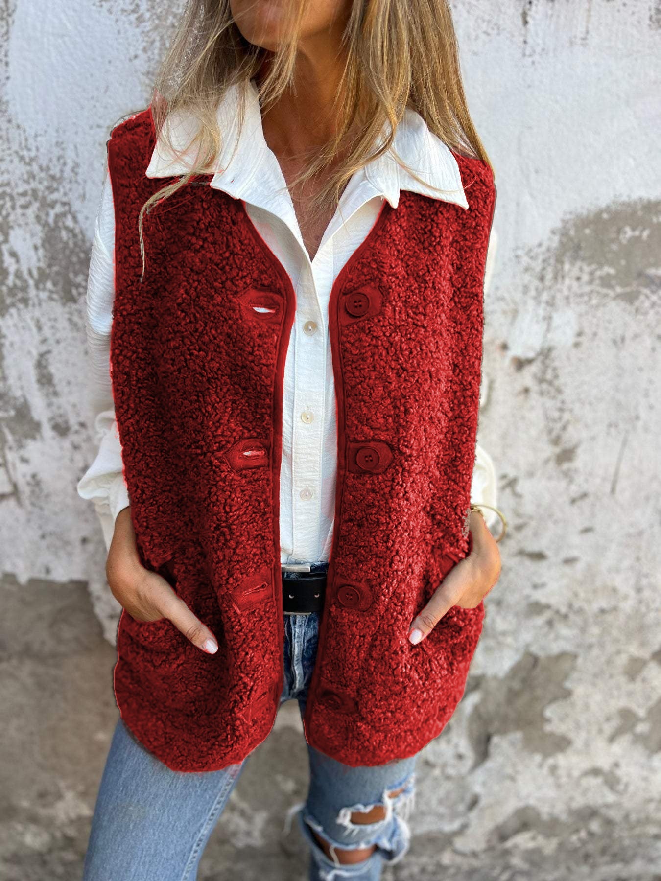 Mysa | Knusse Bodywarmer met Knopen