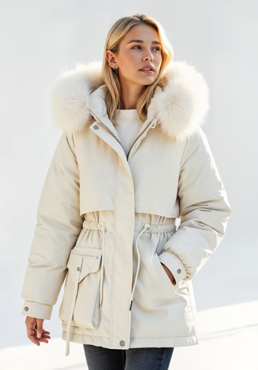 Faux Fur Hooded Parka