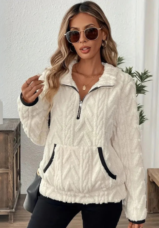Sheina | Dames Warme Trui | Met Ritssluiting
