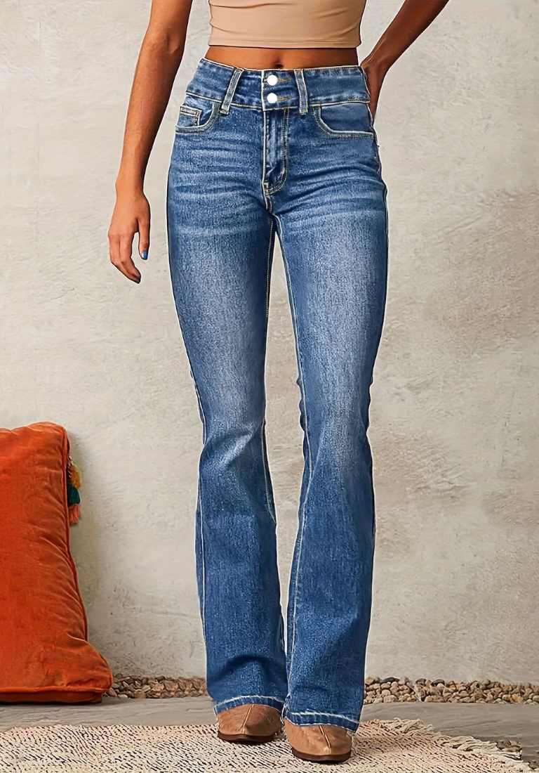 Camille | Flared jeans met hoge taille