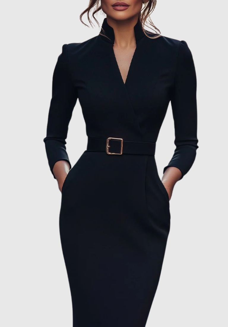 Claribel | Verfijnde Midi Jurk