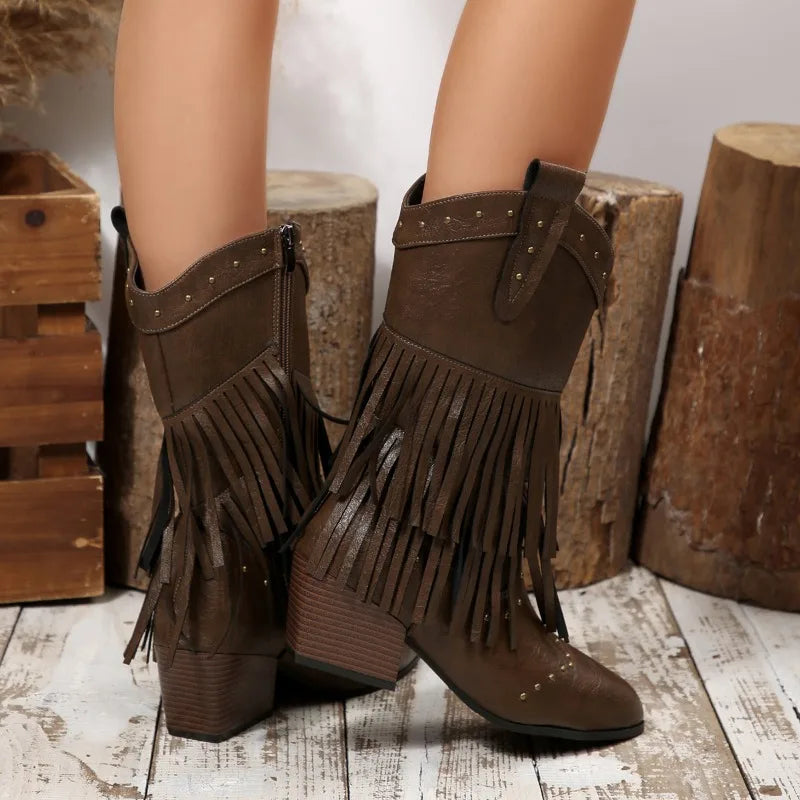 Nuvea™ Vintage Tassel Boots