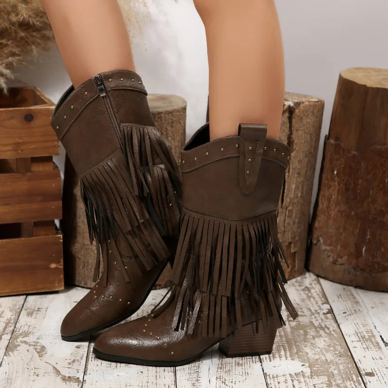 Nuvea™ Vintage Tassel Boots