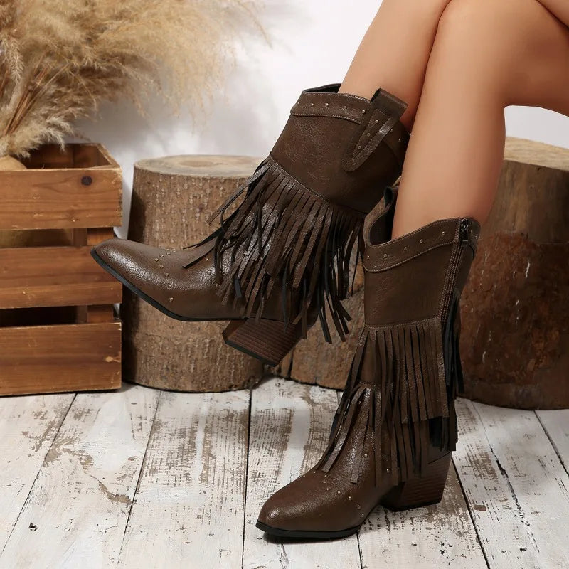 Nuvea™ Vintage Tassel Boots