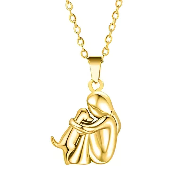 Olivia | Puppy Embrace Necklace