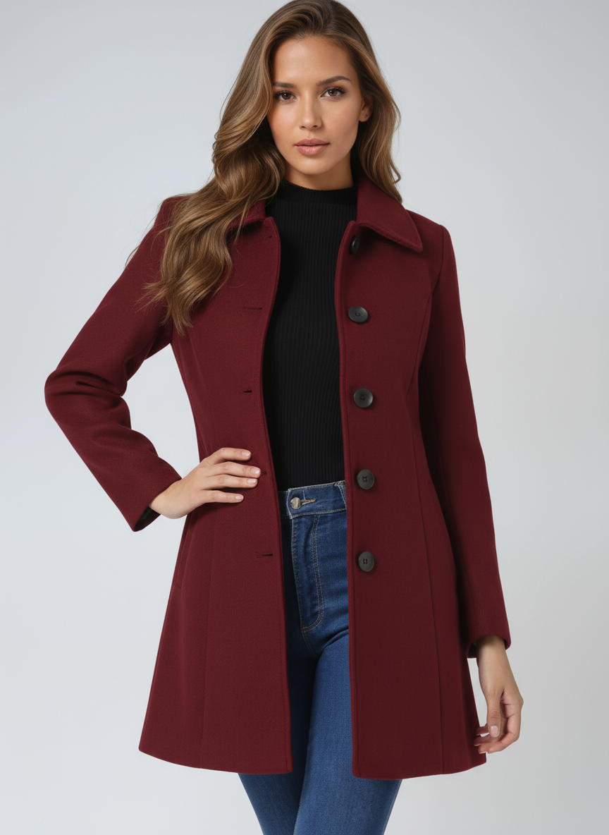 Josephine – Enkelsluitend Winter Trenchcoat