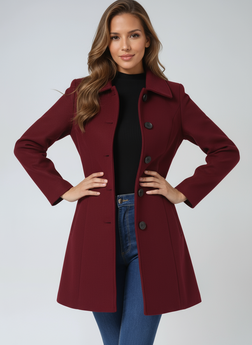Josephine – Enkelsluitend Winter Trenchcoat