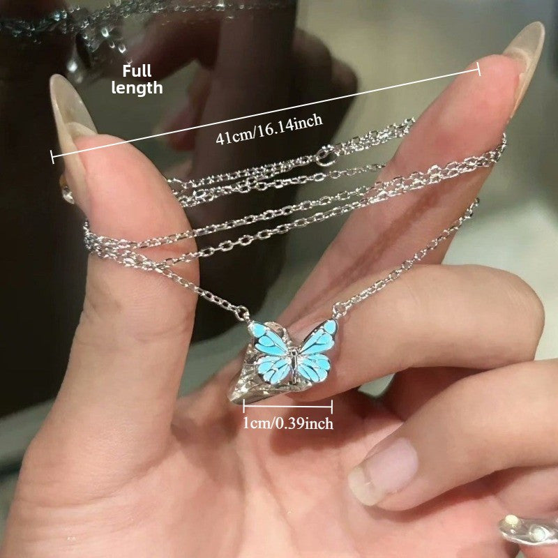 Noelia | Light-Changing Butterfly Necklace