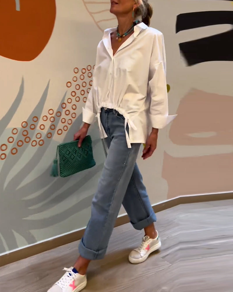 Woon-werkverkeer effen revers top