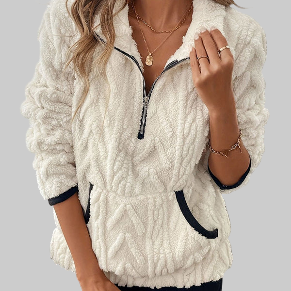 Sheina | Dames Warme Trui | Met Ritssluiting